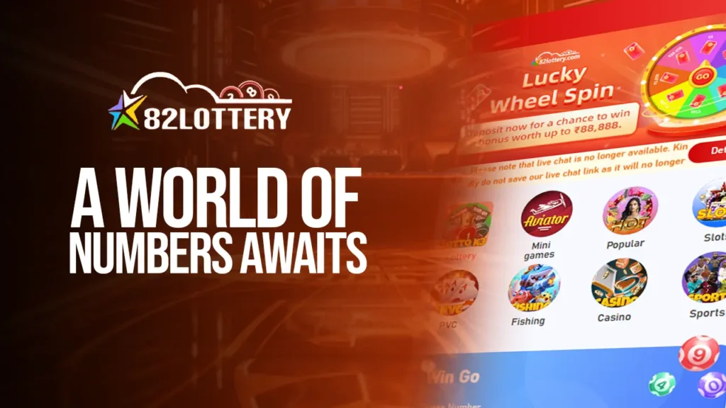 Register now and play at 82 Lottery